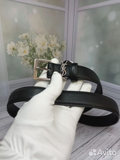 Ремень Ysl женский натуральная кожа премиум люкс