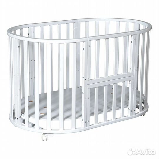 Круглая кроватка с маятником