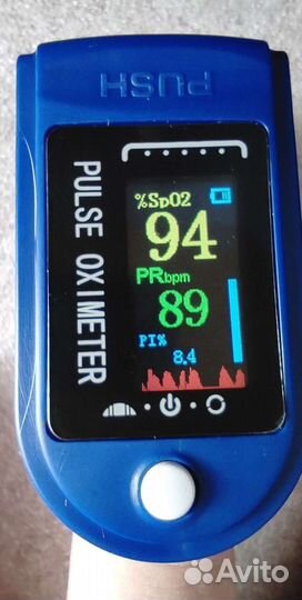 Пульсоксиметр Oximeter измеритель кислорода пульса