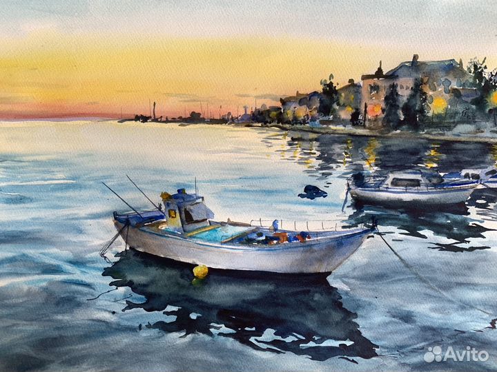 Акварельная картина