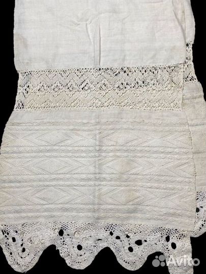 Старинный домотканый рушник Полотенце 19 век