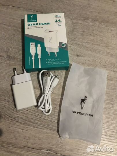 Зарядка на iPhone 2.4А