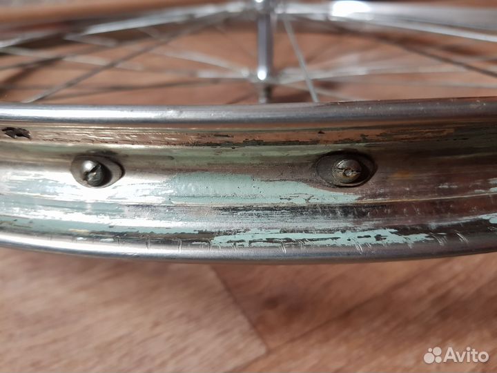 Колёса велосипедные СССР в хроме