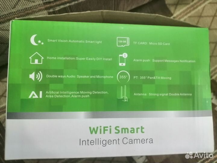 Камера видеонаблюдения wifi уличная новая