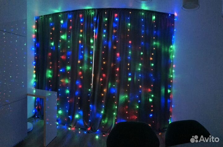 Гирлянда штора 3 на 3