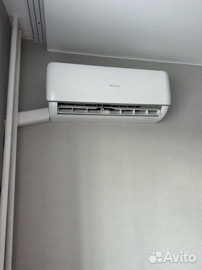 Установка кондиционеров, закладка трассы