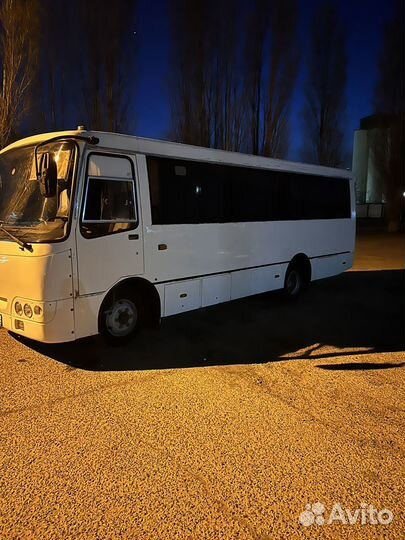 Водитель с автобусом