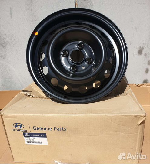 Диск колеса стальной R14 Kia Rio Hyundai Accent