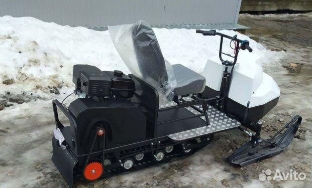 Миниснегоход Бурлак Егерь standart white 20 л.с