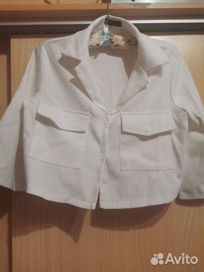 Пиджак белый