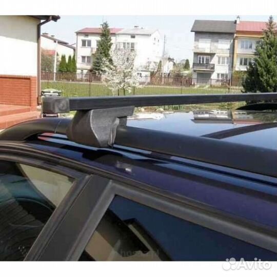 Багажник поперечины 120см на рейлинги с просветом