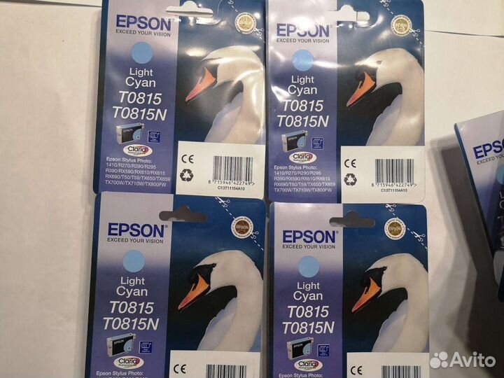 Картриджи Epson T0815 Light Cyan