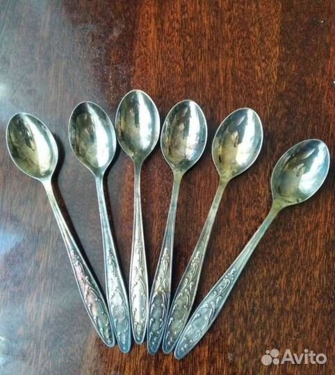 Кофейные ложки мельхиор