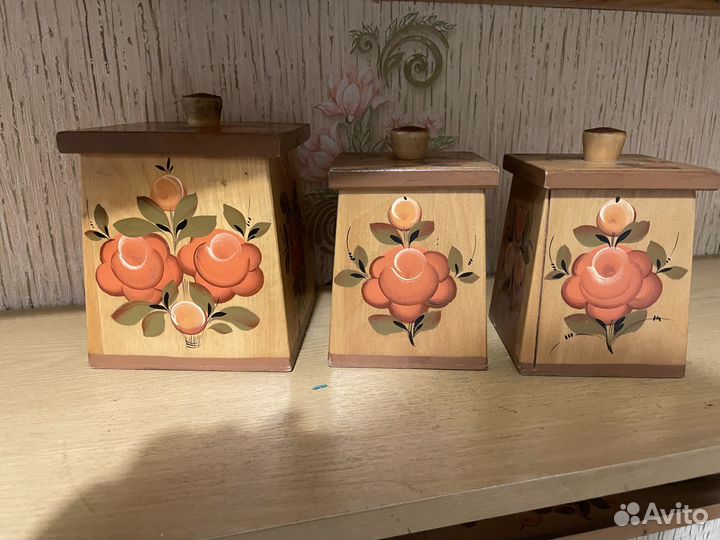 Деревянные ёмкости для хранения