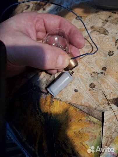 Лампа СССР 12v (вольт) 2контакта