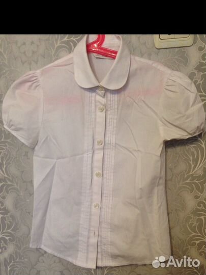 Блузки классические с коротким рукавом