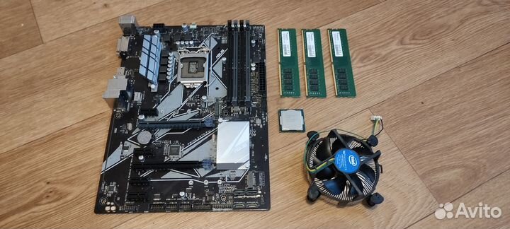 Комплектующие asus prime Z370-P, i5-8400 24 Гб