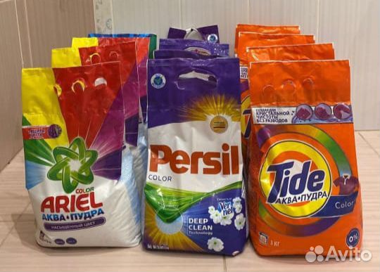 Стиральный порошок 3кг,6 кг,15 кгPersil,Tide Ariel