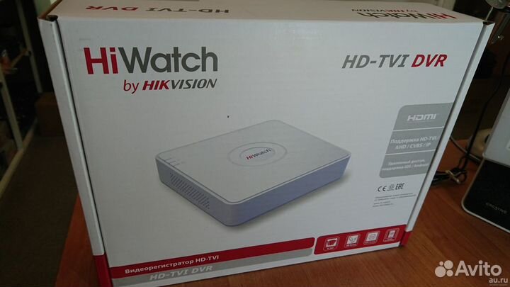 HiWatch DVR-104P-G 4-х канальный видеорегистратор