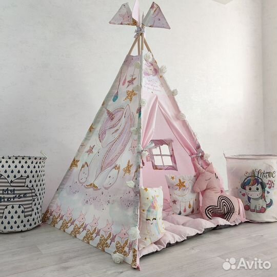 Вигвам детский, Палатка, шатер домик, новый