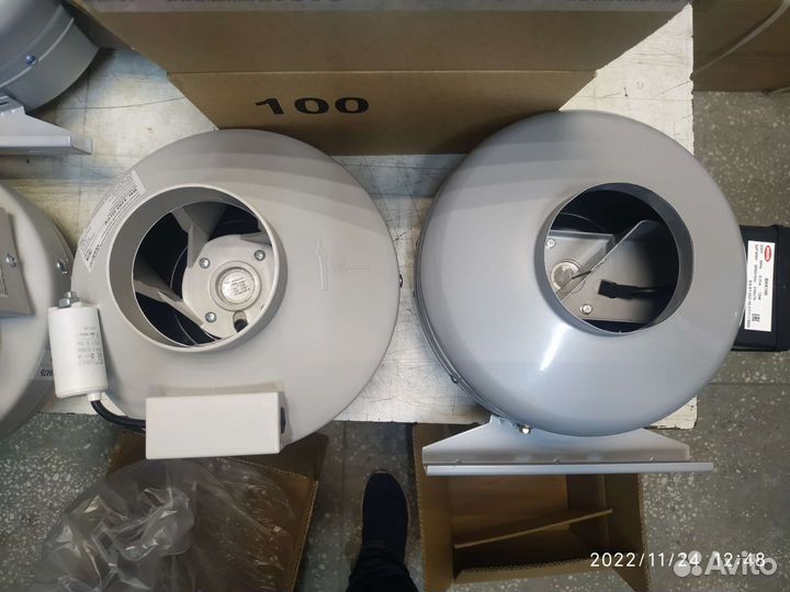 Канальный вентилятор 100, 125, 160, 200, 250, 315