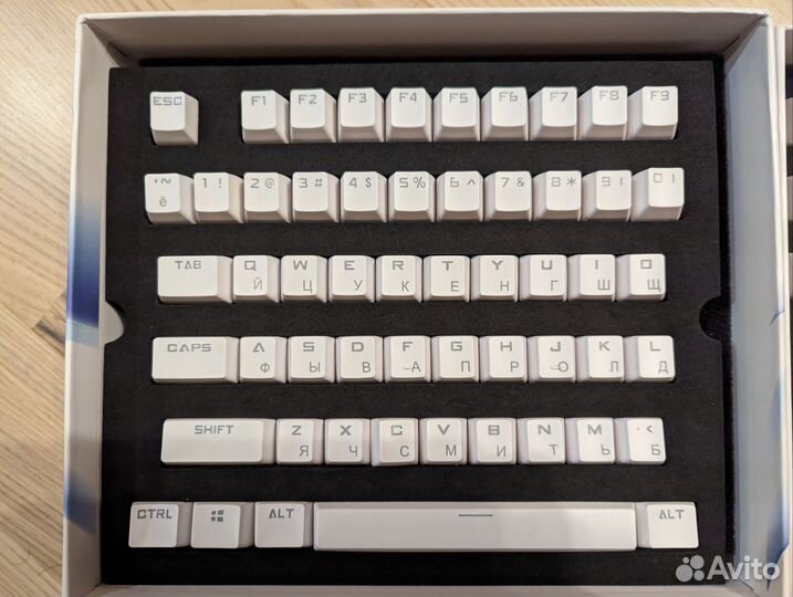 Белые keycap для механической клавиатуры 108