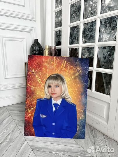 Портрет на холсте по фото