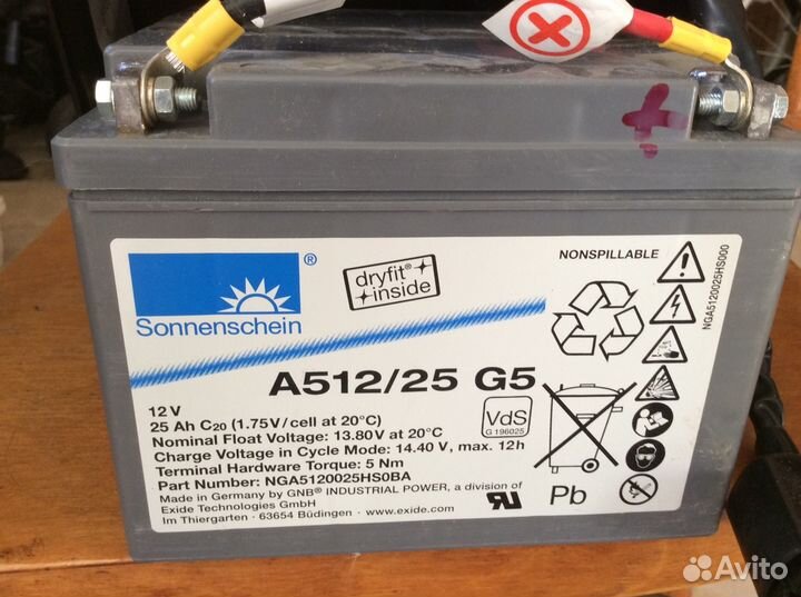 Аккумуляторы для инвалидной коляски