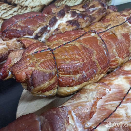 Копченая грудинка, карбонад, рёбрышки