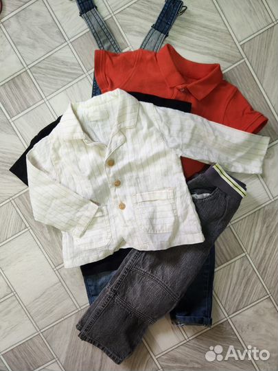 Фирменная одежда на парня 80см