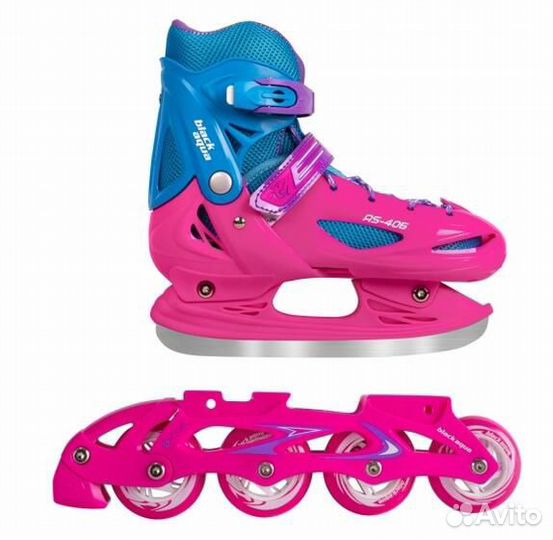 Раздвижные коньки blackaqua аs-406