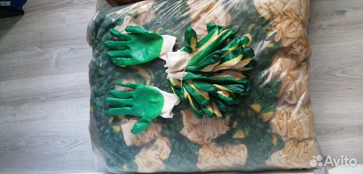 Перчатки с двойным обливом