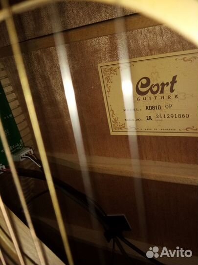 Электроакустическая гитара cort ad-810