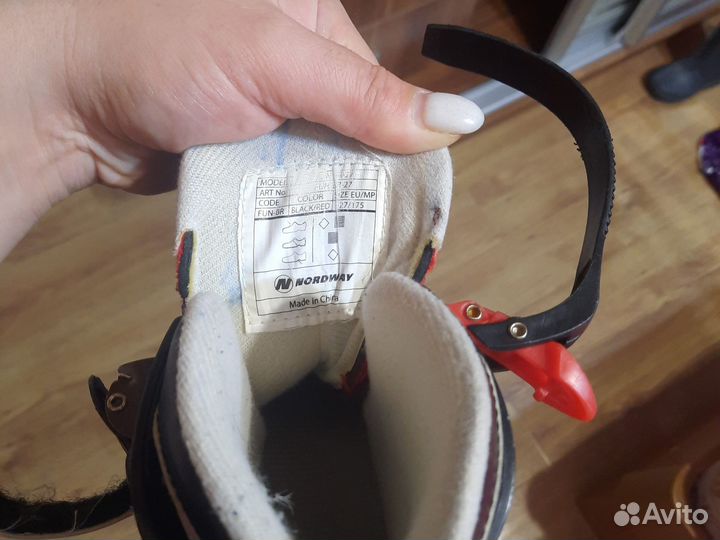 Коньки детские nordway 27