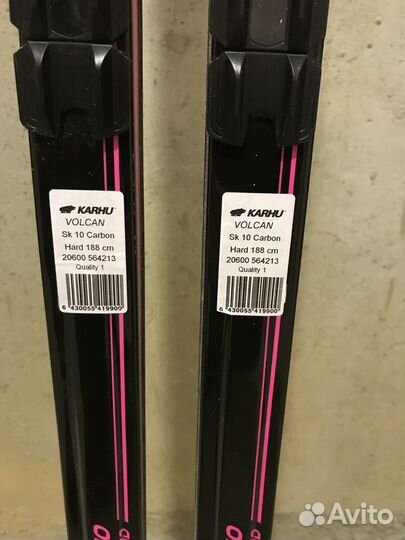 Топовые Karhu volcan skating 10 carbon 188 с крепл