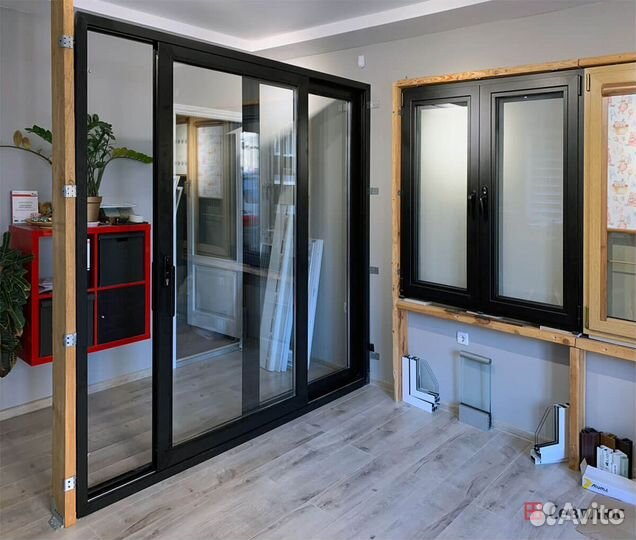 Окна алюминиевые