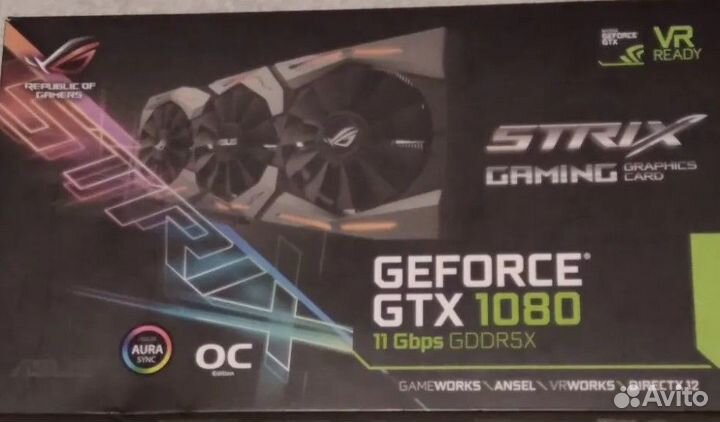 Видеокарта gtx 1080 8gb