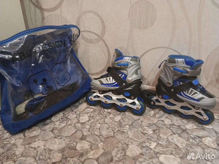 Роликовые коньки детские раздвижные