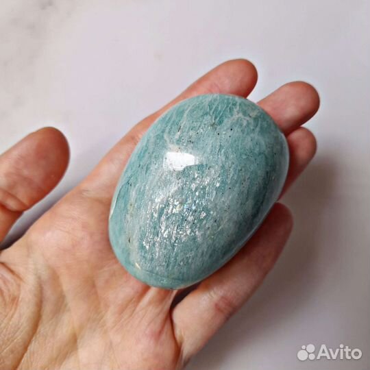 Амазонит (крупная галька)