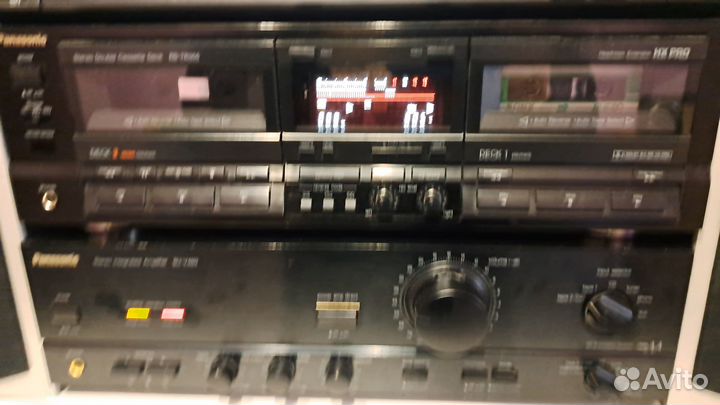 Кассетная дека и Усик, panasonic + panasonic 980-й