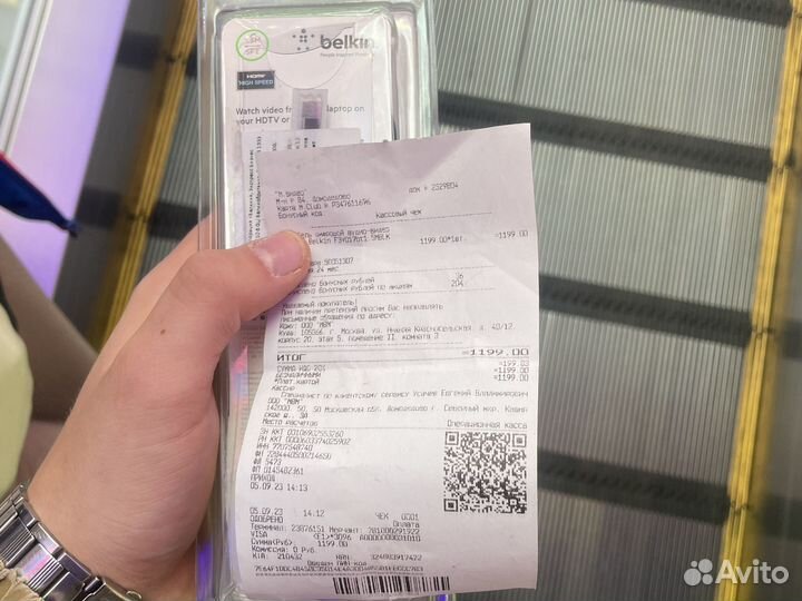 Продам кабель hdmi belkin 1.5m
