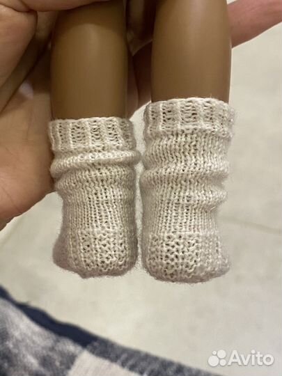 Комплект варежки и носки для куклы
