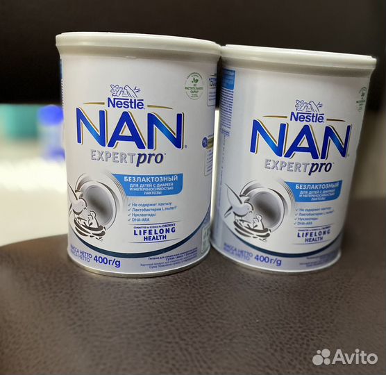 Смесь NAN безлактозная 0-12 месяцев 400 г