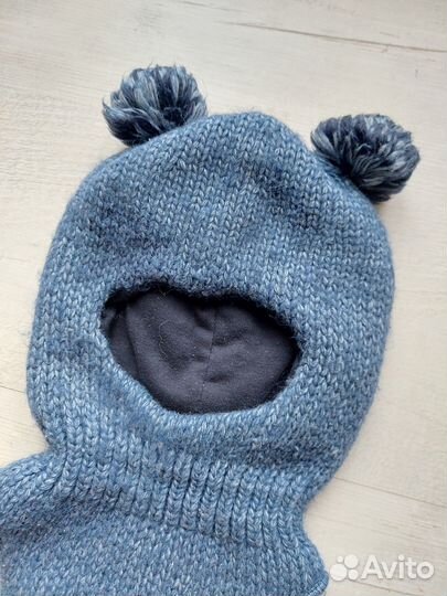 Шапка шлем для мальчика 1 - 2 года