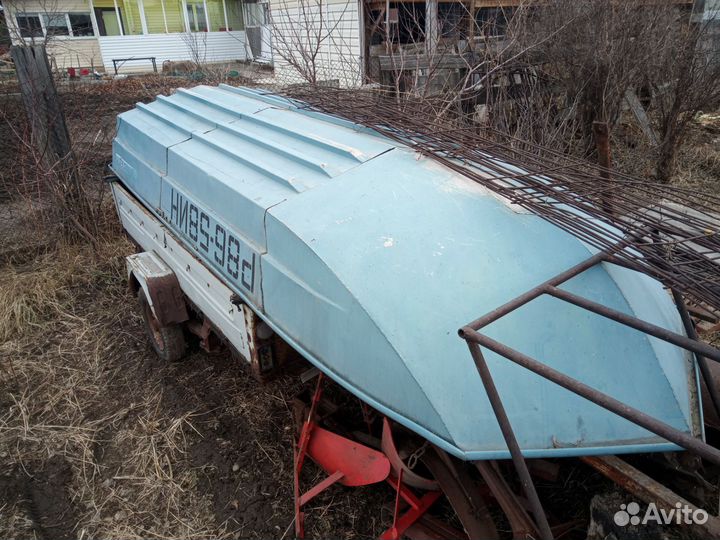 Лодка автобот с двигателем Ветерок 12