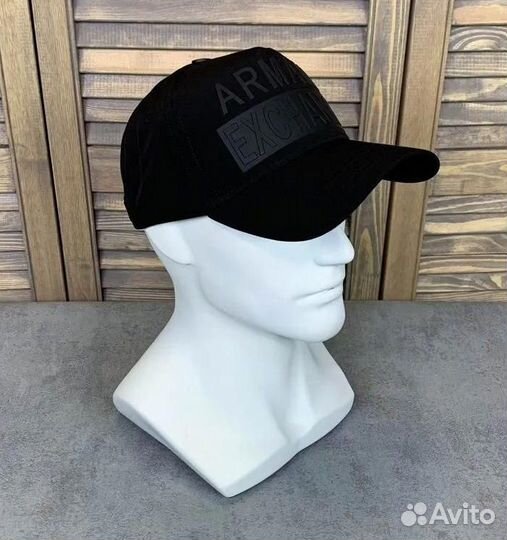 Кепка бейсболка Armani Exchange чёрная