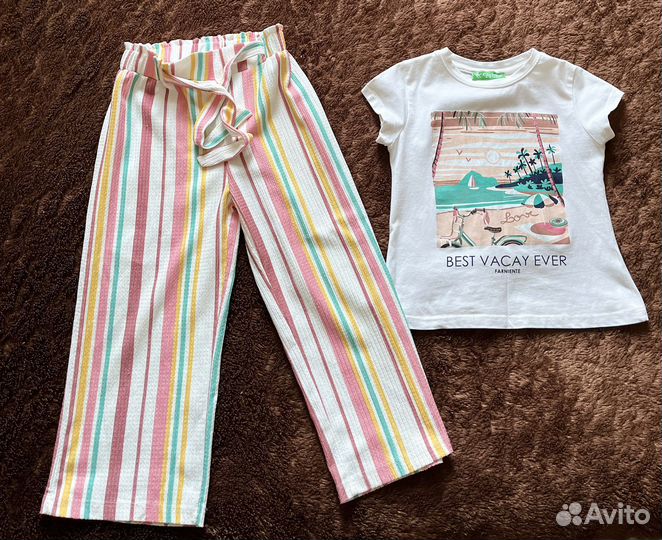 Летний костюм на девочку