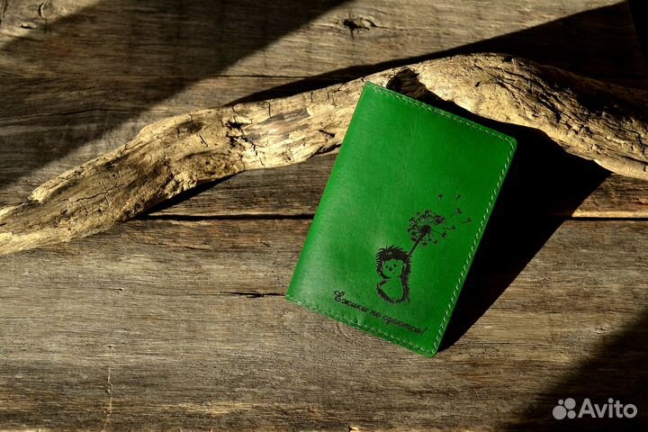Обложка для паспорта из натуральной кожи