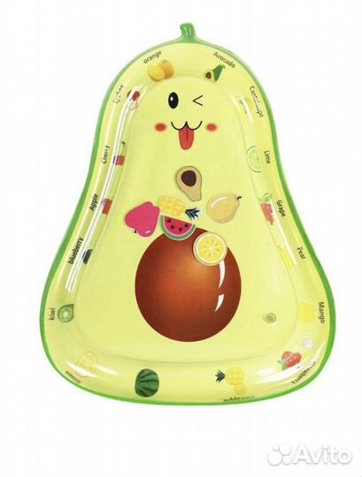 Развивающий аква коврик Авокадо