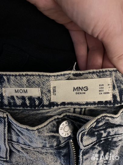 Джинсы mango mom 34
